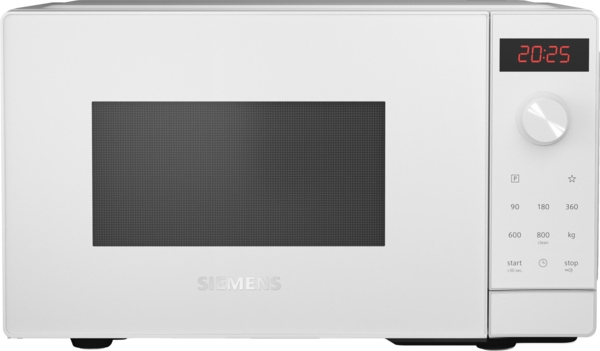 Siemens FF023LMW0, iQ300, freestanding microwave, 44 x 26 cm, white, 5 year guarantee