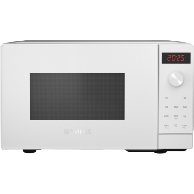 Siemens FF023LMW0, iQ300, freestanding microwave, 44 x 26 cm, white, 5 year guarantee