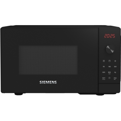 Siemens FE023LMB2, iQ300, freestanding microwave, 44 x 26 cm, black, stainless steel, 5 year guarantee