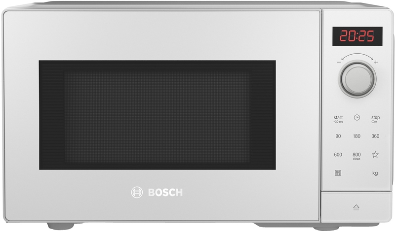 Bosch FFL023MW0, Freestanding Microwave, Series 2, White, with 5-year guarantee!