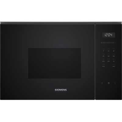 Siemens BF525LMB1, built-in microwave, 59 x 38 cm, iQ500, black, stainless steel, with 5 year guarantee!