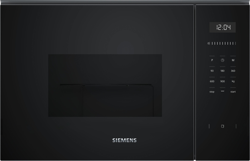 Siemens BE555LMB1, built-in microwave, 59 x 38 cm, iQ500, black, stainless steel, with 5 year guarantee!