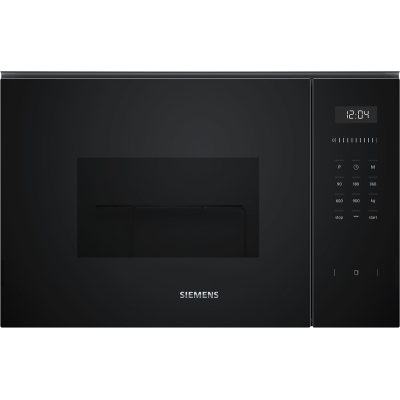 Siemens BE555LMB1, built-in microwave, 59 x 38 cm, iQ500, black, stainless steel, with 5 year guarantee!