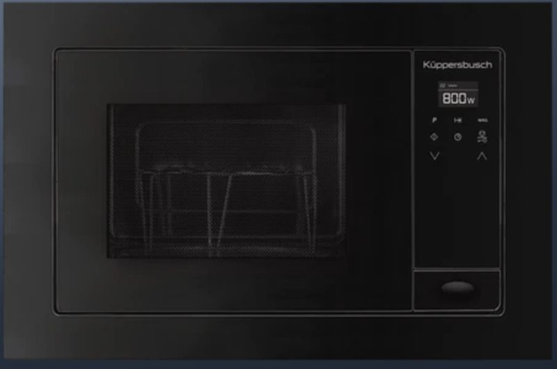 Küppersbusch M 6120.0 S, microwave with grill, 38 cm, black, with 5 year guarantee!