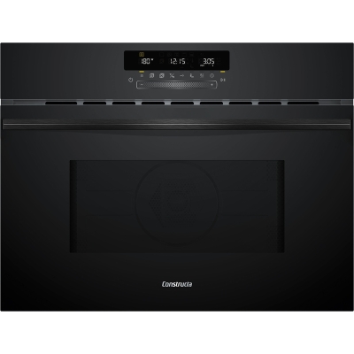 Constructa CC4W91963, built-in microwave with hot air, 60 x 45 cm, black, with 5 year guarantee!