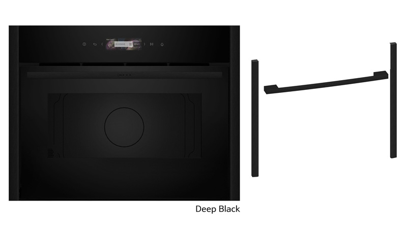 Neff CGR23D, SET C29GR3XY1, built-in microwave with grill and Z9045DY0, Flex Design Kit, 45 cm, Deep Black, WITH 7 YEAR WARRANTY