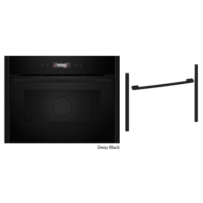 Neff CGR23D, SET C29GR3XY1, built-in microwave with grill and Z9045DY0, Flex Design Kit, 45 cm, Deep Black, WITH 7 YEAR WARRANTY