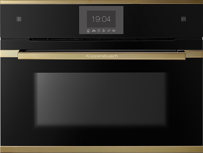 Küppersbusch CBD 6550.0 S4 AirFry, compact oven black / gold, with 5 year guarantee!