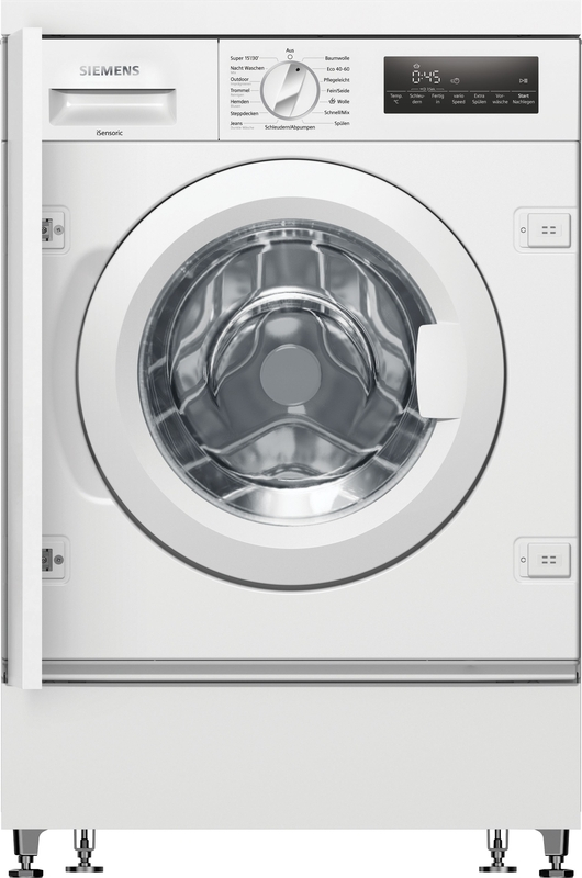 Siemens WI14W443, iQ700, built-in washing machine, 8 kg, 1400 rpm, EKK: C, with 5 year guarantee!