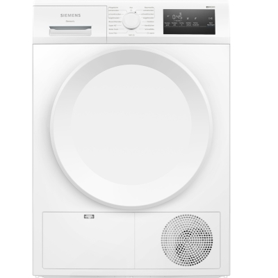 Siemens WT43H004, iQ300, soojuspumbaga kuivati, 8 kg, valge, EKK: E, garantiiga 5 aastat!