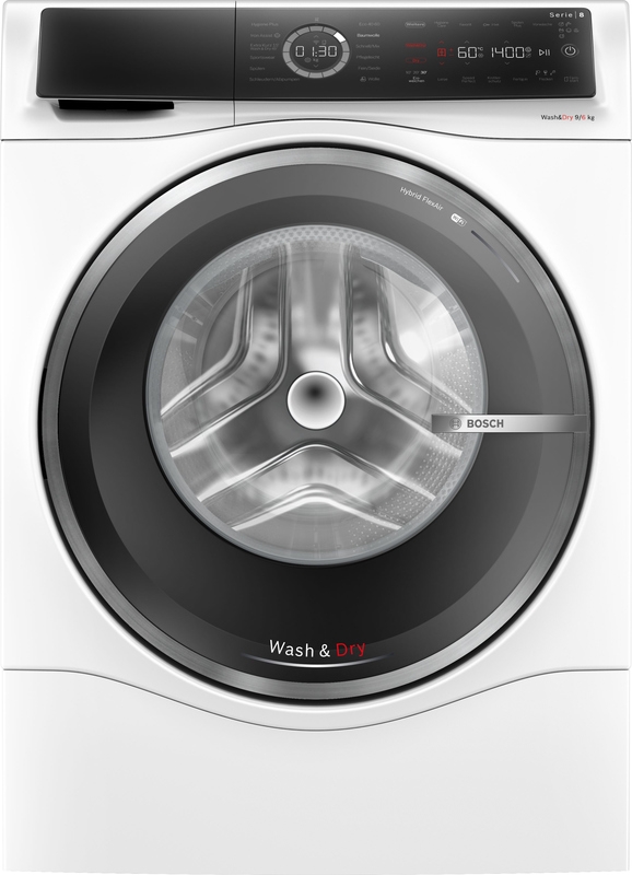 BOSCH WNC244070, washer dryer, free-standing, 9/6kg, series 8, 1400 rpm, EKK: D/B, with 5 year guarantee!