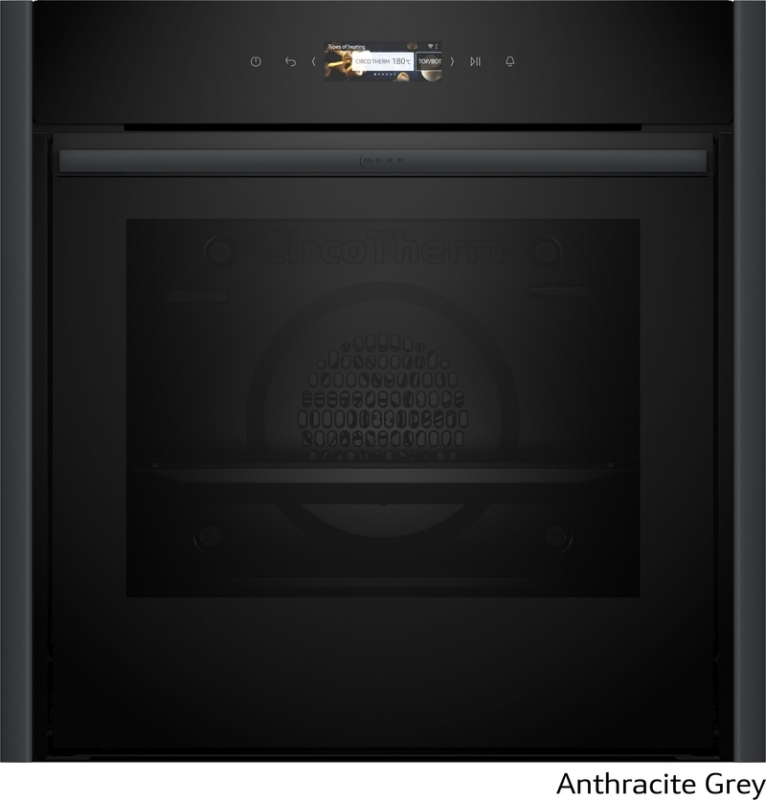 Neff B59CR3AY0, built-in oven with Circo Therm, Anthracite Gray Z9060AY0, EEK: A+, WITH 7 YEAR WARRANTY