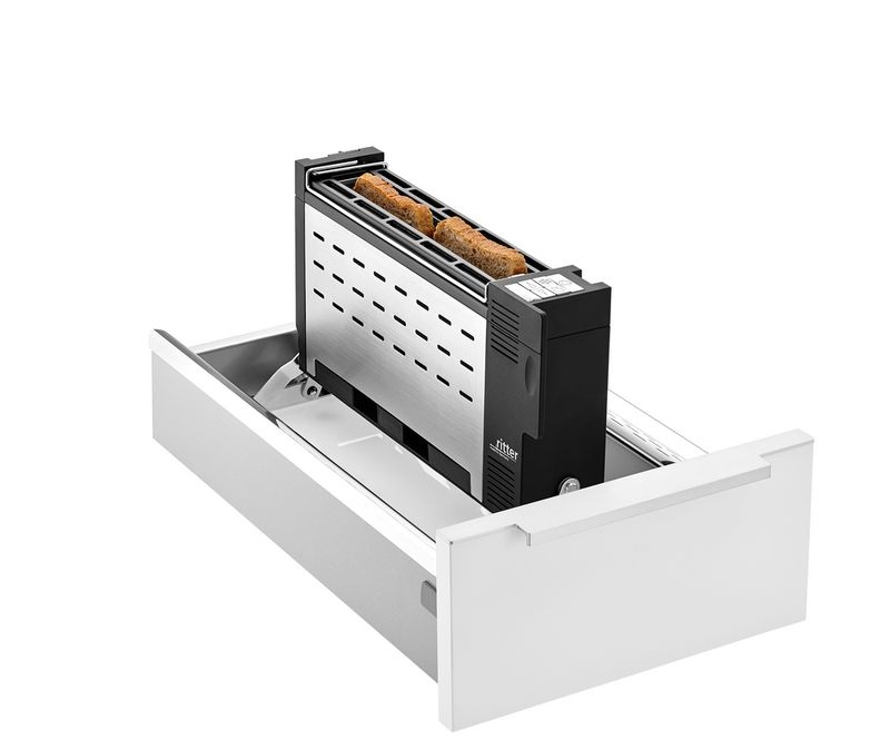 ritter sisseehitatud röster ET 10, must roostevaba teras, 1111045