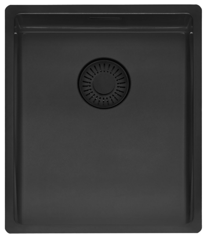 Reginox New York 34x40 (L) OKG Comfort, stainless steel sink, color matt black II, R40164