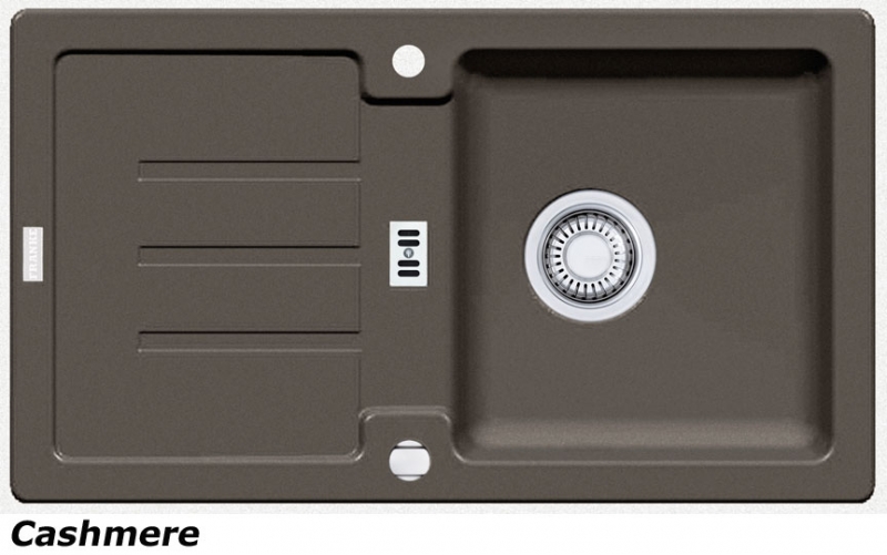 Franke Strata STG 614-78 Fragranit DuraKleen Plus, пробка корзины сита, цвет кашемир, 114.0303.673