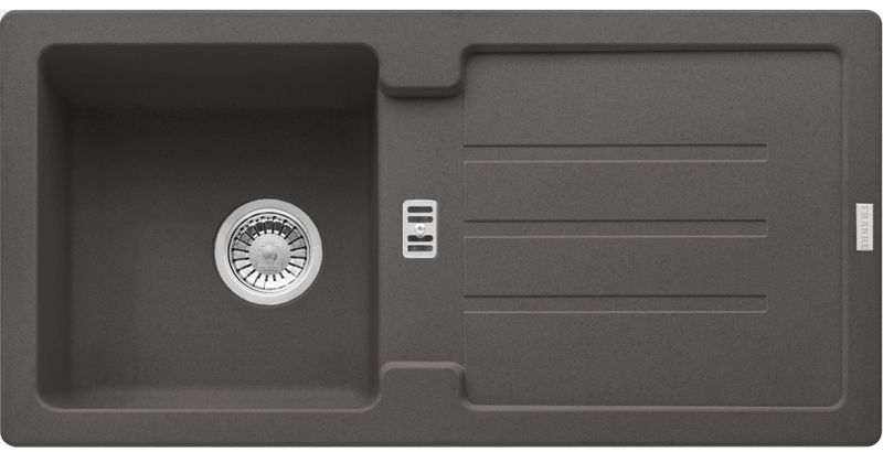 Franke Strata STG 614 Fragranit DuraKleen Plus, пробка корзины сита, цвет «серый сланец», 114.0723.989