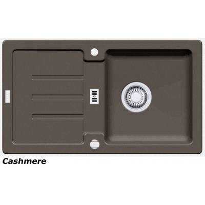 Franke Strata STG 614-78 Fragranit DuraKleen Plus, strainer basket eccentric, color cashmere, 114.0303.684