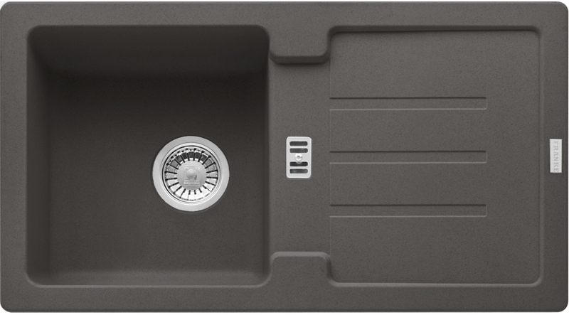 Franke Strata STG 614-78 Fragranit DuraKleen Plus, eccentric strainer basket, color slate gray, 114.0723.987