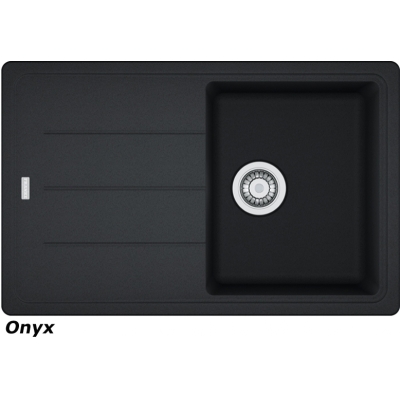 Franke Basis BFG 611 Fragranit DuraKleen Plus color Onyx, 114.0256.610