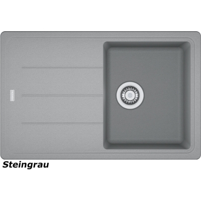 Franke Basis BFG 611 Fragranit DuraKleen Plus color stone gray, 114.0256.612