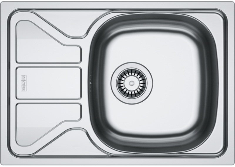 Встраиваемая мойка Franke Flash FLN 611-62 (44), небрашированная нержавеющая сталь, двусторонняя, 101.0738.585