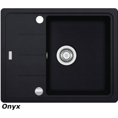 Franke Basis BFG 611-62 Fragranit DuraKleen Plus color Onyx, 114.0301.331