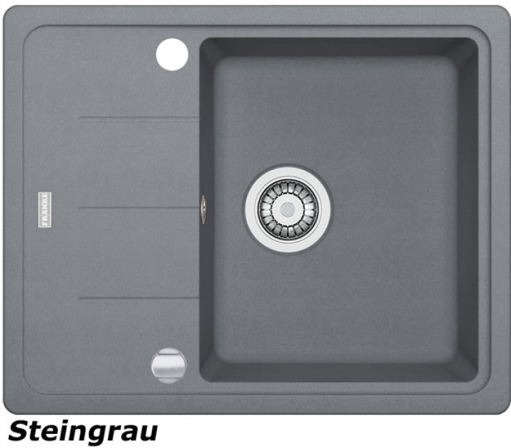 Franke Basis BFG 611-62 Fragranit DuraKleen Plus цвет серый камень, 114.0301.333