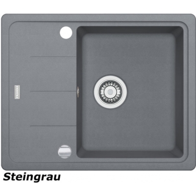Franke Basis BFG 611-62 Fragranit DuraKleen Plus color stone gray, 114.0301.333
