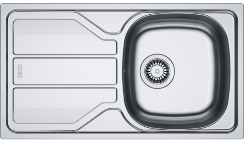 Встраиваемая мойка Franke Flash FLN 611-78 (44), небрашированная нержавеющая сталь, двусторонняя, 101.0738.584