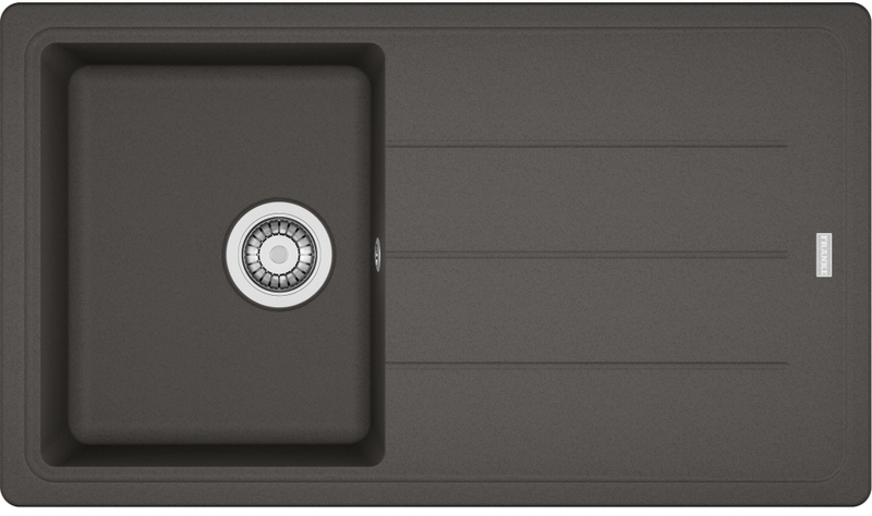 Franke Basis BFG 611-86 Fragranit DuraKleen Plus color slate gray, 114.0723.959