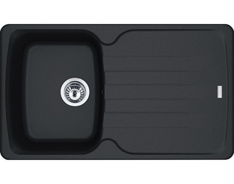 Franke Antea AZG 611-86 built-in sink Fragranit+, color Onyx, 114.0477.978
