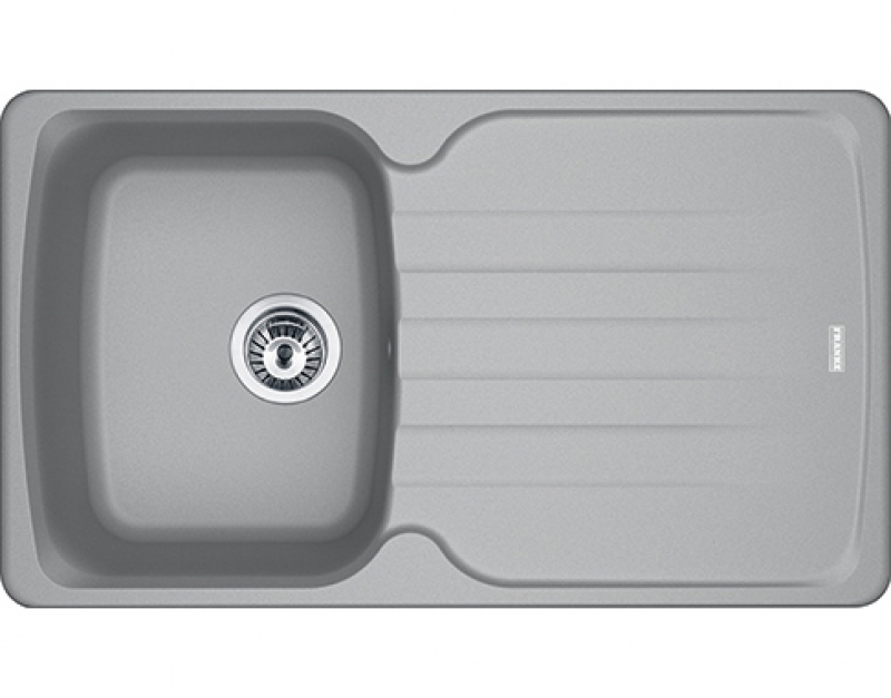 Franke Antea AZG 611-86 built-in sink Fragranit+, color stone gray, 114.0477.981