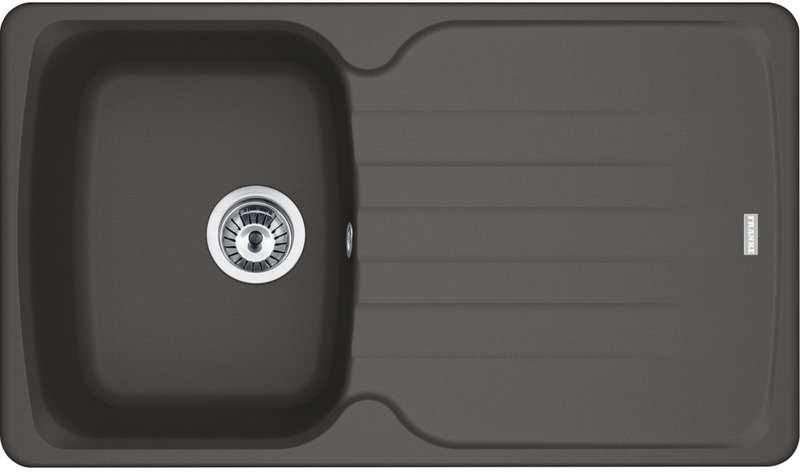 Franke Antea AZG 611-86 built-in sink Fragranit+, color slate gray, 114.0723.954