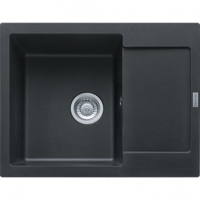 Franke Maris MRG 611-62, Fragranit+, push button valve, color onyx, 114.0477.500