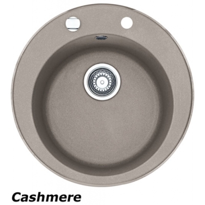 Franke Pamira ROG 610-41 Fragranit DuraKleen Plus, strainer basket stopper, color cashmere, 114.0302.766