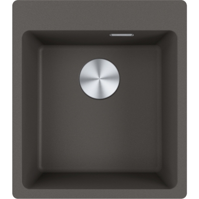 Franke Maris MRG 610-39 A, встраиваемая мойка Fragranit DuraKleen Plus, цвет шиферно-серый, запорный клапан, 114.0715.528