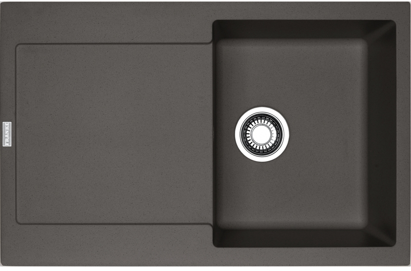 Franke Maris MRG 611 Fragranit+, push button valve, color slate gray, 114.0723.980