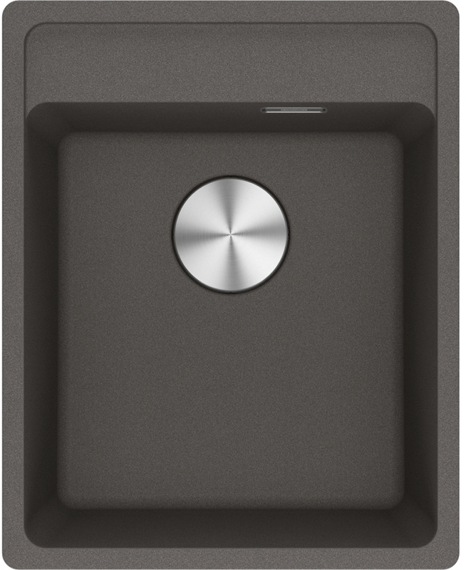 Franke Maris MRG 610-37 A Fragranit+, built-in sink faucet bank, push-button valve, slate gray, 114.0715.521