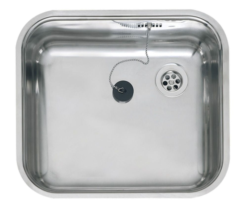 Reginox L18 4035 (L) OSK, sisseehitatud/peale paigaldatav valamu poleeritud roostevaba teras, R00762