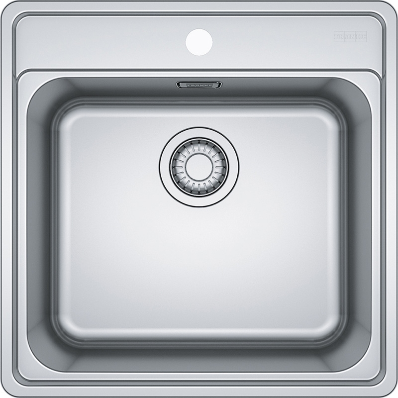 Franke Bell BCX 610-51 sisseehitatud kraanikauss, roostevaba teras, käsitsi juhitav, 101.0622.893