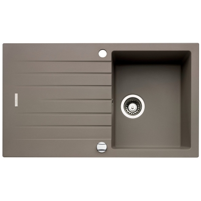 Naber set of built-in basins, composite, Angola 100, including Gramix 1 high-pressure fitting, granite concrete, 1106106