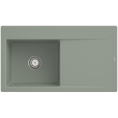 Villeroy &amp; Boch Subway Style 50, värvus R8 Morning Green, Premiumline, kraanikauss vasakul