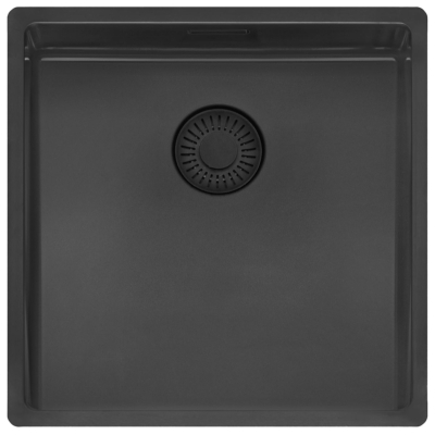 Reginox New York 40x40 (L) OKG Comfort, roostevabast terasest valamu, värvus mattmust II, R39946