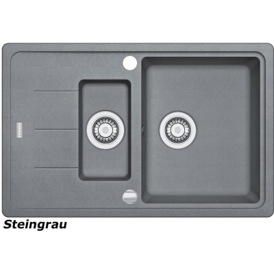 Franke Basis BFG 651-78 Fragranit DuraKleen Plus color stone gray, 114.0301.367