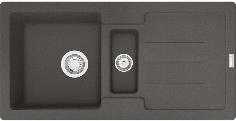 Franke Strata STG 651-86 Fragranit DuraKleen Plus, ekstsentriline kurnakorv, värvus kiltkivihall, 114.0723.985