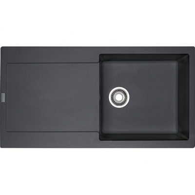 Franke Maris MRG 611-100 Fragranit+, push button valve, color onyx, 114.0477.353