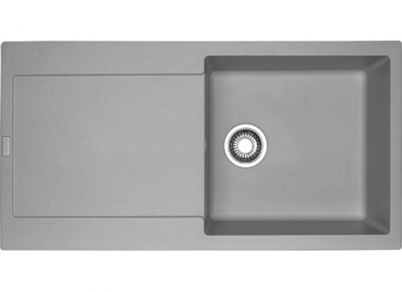 Franke Maris MRG 611-100 Fragranit+, push button valve, color stone gray, 114.0477.355
