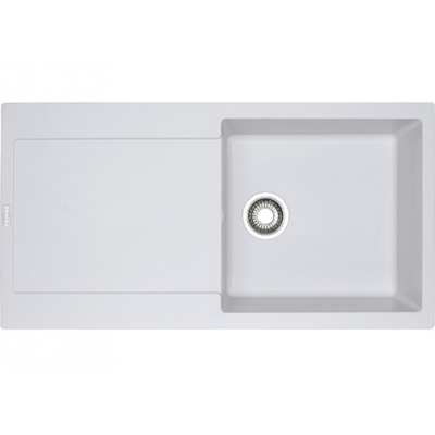 Franke Maris MRG 611-100 Fragranit+, push button valve, color Glacier, 114.0477.356