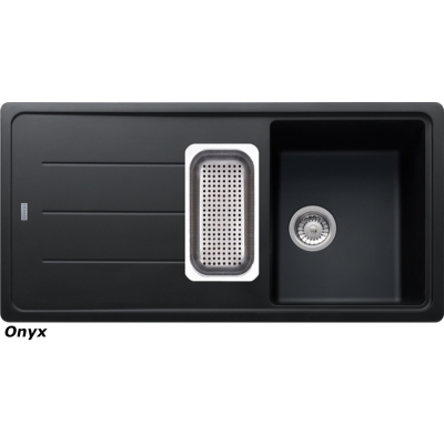 Franke Basis BFG 651 Fragranit DuraKleen Plus color Onyx, 114.0256.625