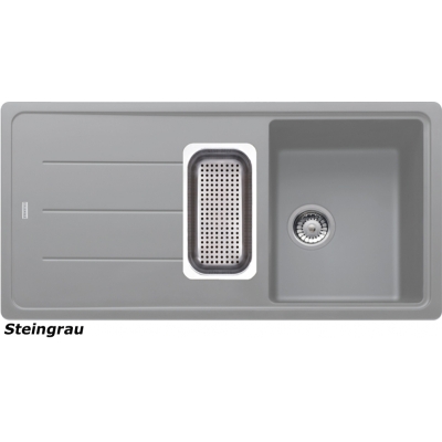 Franke Basis BFG 651 Fragranit DuraKleen Plus color stone gray, 114.0256.627